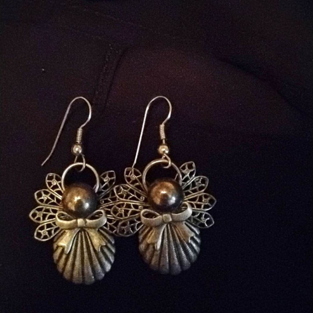 Cute Handmade Angel Earrings